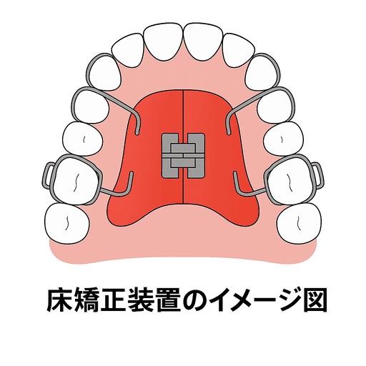 床矯正装置のイメージ図