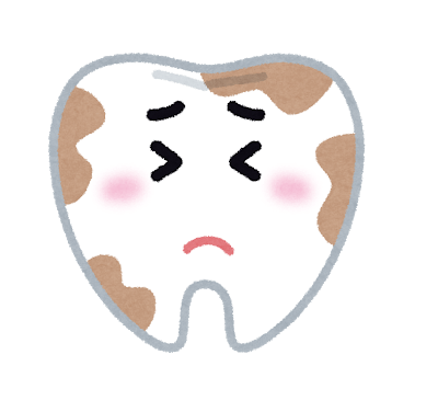 汚れた歯のキャラクター