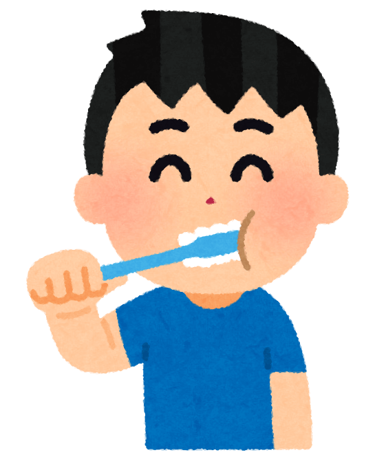 歯磨きをする男の子のイラスト | かわいいフリー素材集 いらすとや